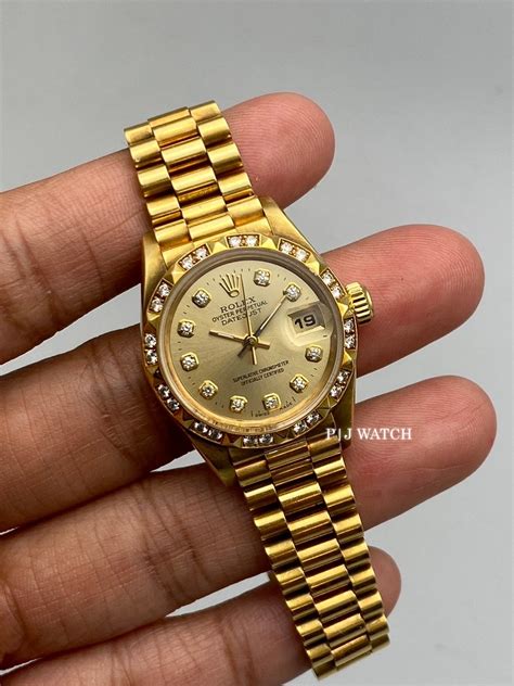 rolex 28mm gold|Rolex datejust 28 diamond bezel.